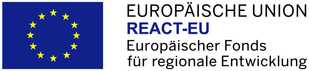 Logo REACT-EU Europäischer Fonds für regionale Entwicklung